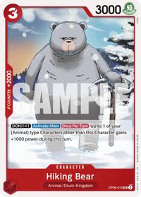 Hiking Bear — Two Legends