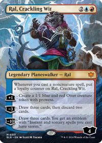 Ral, Crackling Wit (Borderless) — Bloomburrow