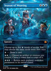 Season of Weaving (Borderless) — Bloomburrow