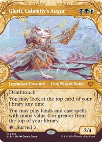 Glarb, Calamity's Augur (Showcase) — Bloomburrow