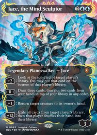 Jace, the Mind Sculptor (Borderless) (Raised Foil) — Commander: Bloomburrow