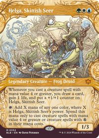 Helga, Skittish Seer (Showcase) — Bloomburrow