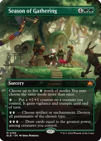Season of Gathering (Borderless) — Bloomburrow