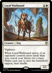 Loyal Warhound — Commander: Bloomburrow