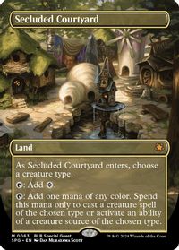 Secluded Courtyard (Borderless) — Special Guests