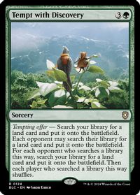 Tempt with Discovery — Commander: Bloomburrow