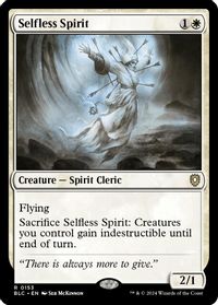 Selfless Spirit — Commander: Bloomburrow