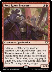 Rose Room Treasurer — Commander: Bloomburrow