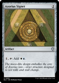 Azorius Signet — Commander: Bloomburrow