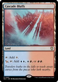 Cascade Bluffs — Commander: Bloomburrow