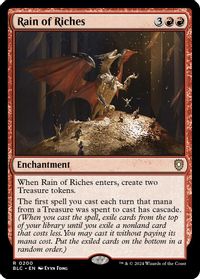 Rain of Riches — Commander: Bloomburrow
