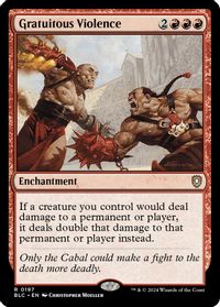 Gratuitous Violence — Commander: Bloomburrow