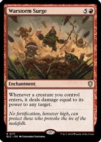 Warstorm Surge — Commander: Bloomburrow