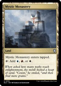 Mystic Monastery — Commander: Bloomburrow