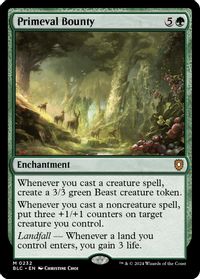 Primeval Bounty — Commander: Bloomburrow