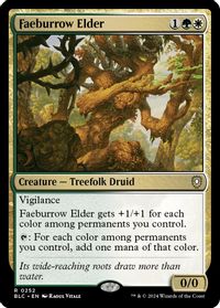 Faeburrow Elder — Commander: Bloomburrow