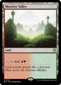 Mossfire Valley — Commander: Bloomburrow