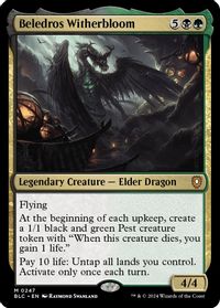 Beledros Witherbloom — Commander: Bloomburrow