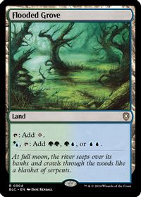 Flooded Grove — Commander: Bloomburrow