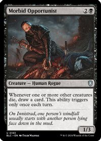 Morbid Opportunist — Commander: Bloomburrow