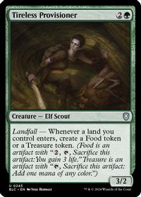 Tireless Provisioner — Commander: Bloomburrow