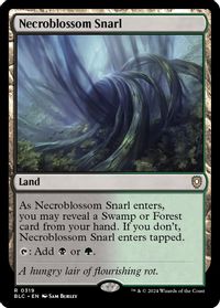 Necroblossom Snarl — Commander: Bloomburrow