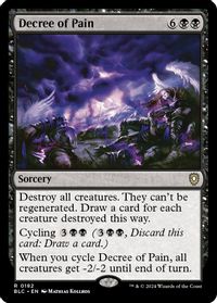 Decree of Pain — Commander: Bloomburrow