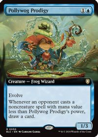 Pollywog Prodigy (Extended Art) — Commander: Bloomburrow