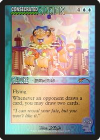 Consecrated Sphinx (1657) (Rainbow Foil) — Secret Lair Drop Series
