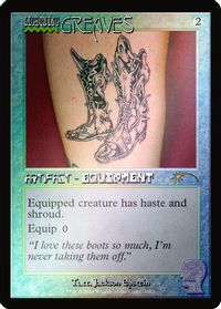 Lightning Greaves (1662) (Rainbow Foil) — Secret Lair Drop Series