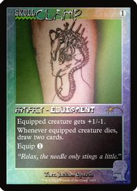 Skullclamp (1663) (Rainbow Foil) — Secret Lair Drop Series