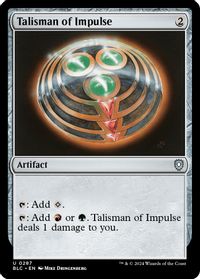 Talisman of Impulse — Commander: Bloomburrow