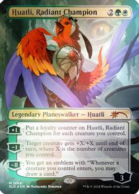 Huatli, Radiant Champion (Rainbow Foil) — Secret Lair Drop Series