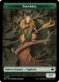 Squirrel Token — Bloomburrow