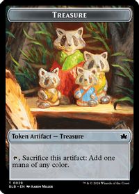 Treasure Token — Bloomburrow