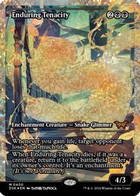 Enduring Tenacity (Showcase) (Fracture Foil) — Duskmourn: House of Horror