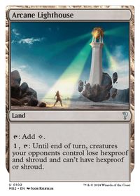 Arcane Lighthouse (White Border) — Mystery Booster 2