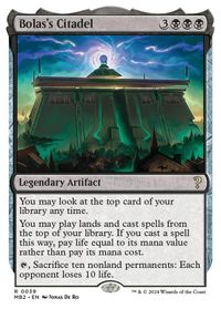 Bolas's Citadel (White Border) — Mystery Booster 2