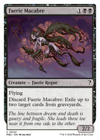 Faerie Macabre (White Border) — Mystery Booster 2