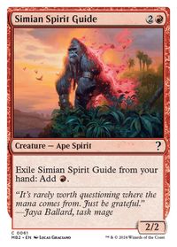 Simian Spirit Guide (White Border) — Mystery Booster 2