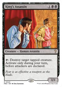 King's Assassin (White Border) — Mystery Booster 2
