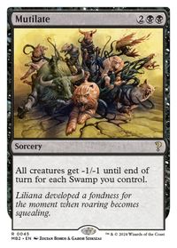 Mutilate (White Border) — Mystery Booster 2