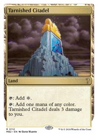 Tarnished Citadel (White Border) — Mystery Booster 2
