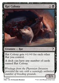 Rat Colony (White Border) — Mystery Booster 2