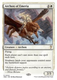 Archon of Emeria (White Border) — Mystery Booster 2