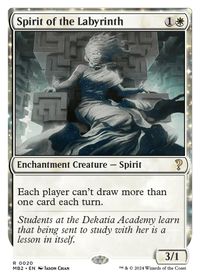 Spirit of the Labyrinth (White Border) — Mystery Booster 2