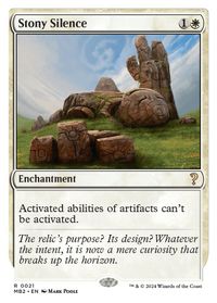 Stony Silence (White Border) — Mystery Booster 2