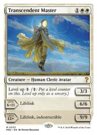 Transcendent Master (White Border) — Mystery Booster 2