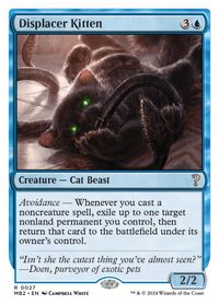 Displacer Kitten (White Border) — Mystery Booster 2