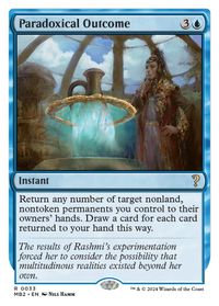 Paradoxical Outcome (White Border) — Mystery Booster 2